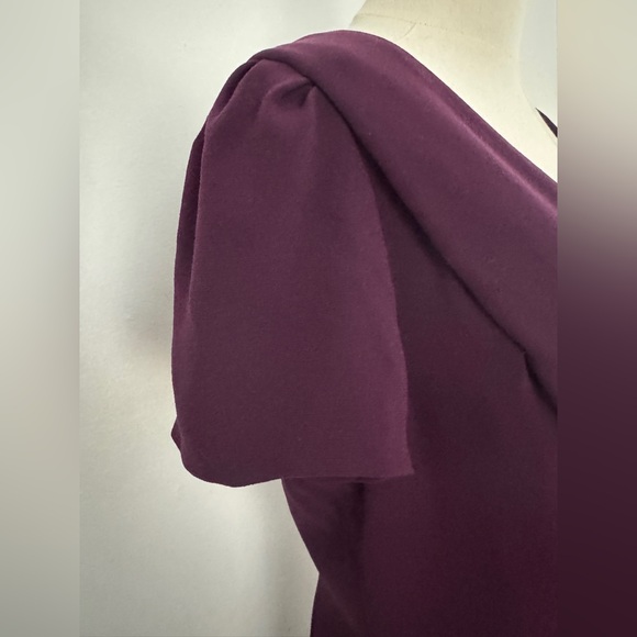 Prada Label Deep Purple Short Sleeve Dress Size 46 - Picture 2 of 16